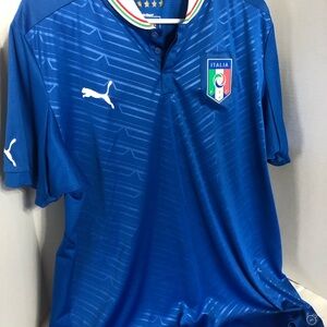Puma Men's Royal Blue Italy Football Jersey